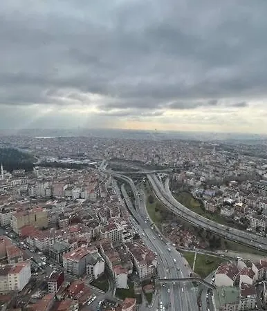 Apartment 42 Floor Skyscraper Sinpas Queen Bomonti Istanbul
